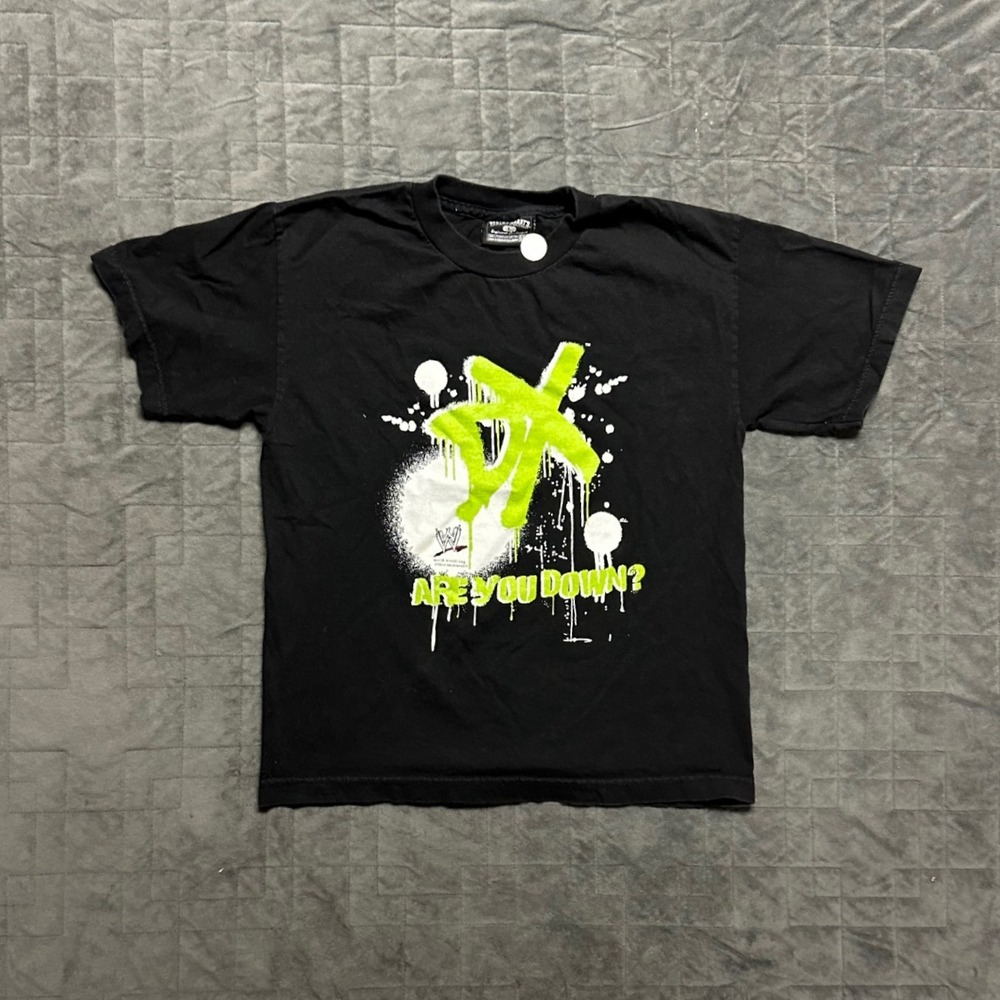 Vintage 90s y2k D-Generation X WWE Official Shirt Black Youth Boys Large Shirt